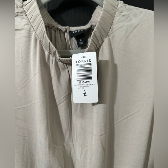 Torrid Mini Stretch Challis Hi-Low Dress - Picture 7 of 8